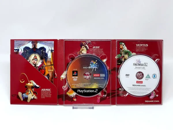 Interior del juego Unlimited Saga (ESP) para PlayStation 2 con disco y manual