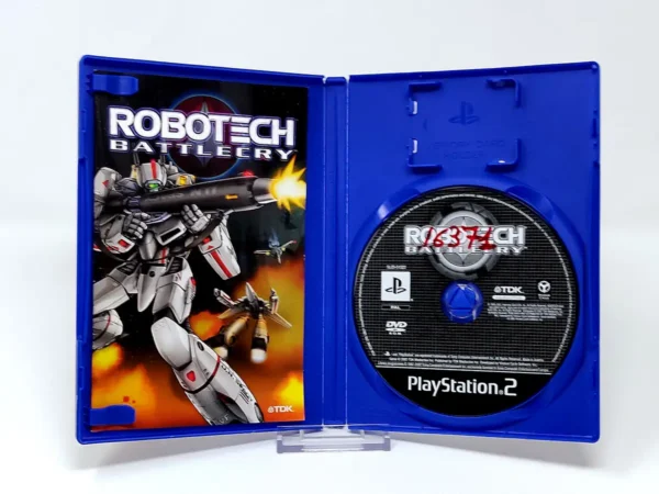 Interior del juego Robotech: Battlecry (ESP) (Rebajado) para PlayStation 2 con disco y manual