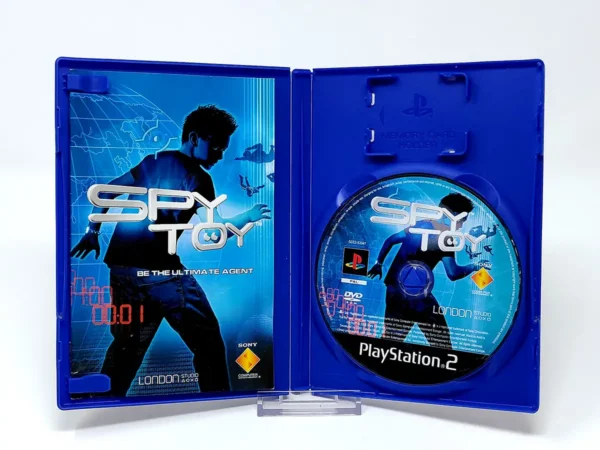 Interior del juego SpyToy (UK) para PlayStation 2 con disco y manual