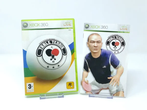 Rockstar Games Presents Table Tennis (ESP) (Carátula + Manual) para XBOX 360, edición PAL España, de segunda mano