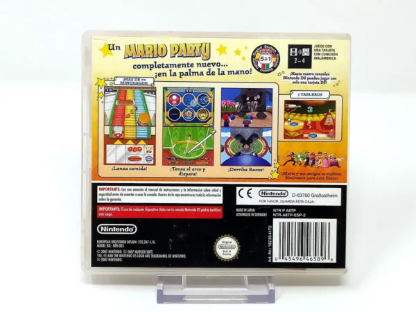 Parte trasera de Mario Party DS (ESP) para Nintendo DS, edición PAL España