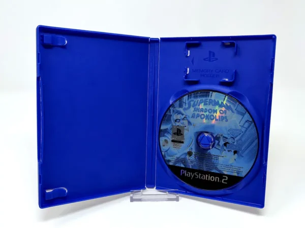 Interior del juego Superman: Shadow of Apokolips (ESP) (Rebajado) para PlayStation 2 con disco y manual