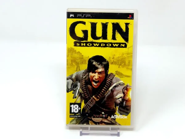 Portada de Gun Showdown (ESP) para PSP, edición PAL España, de segunda mano