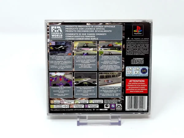 Parte trasera de Formula 1 98 (ESP) para PlayStation 1, edición PAL España