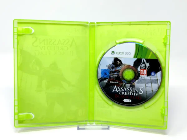 Interior del juego Assassin's Creed IV: Black Flag (ESP) (Classics) (Rebajado) para XBOX 360 con disco y manual