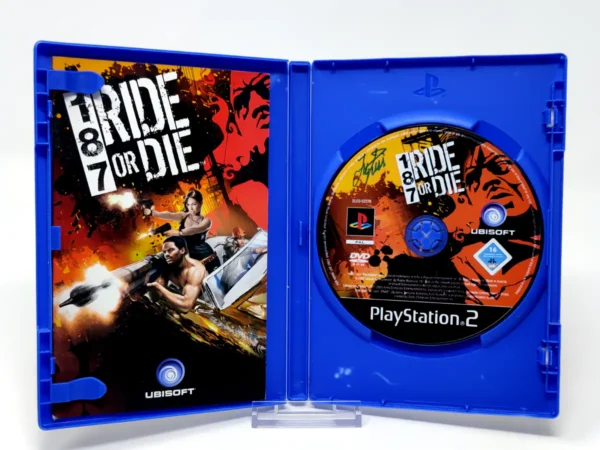 Interior del juego 187: Ride or Die (ESP) para PlayStation 2 con disco y manual