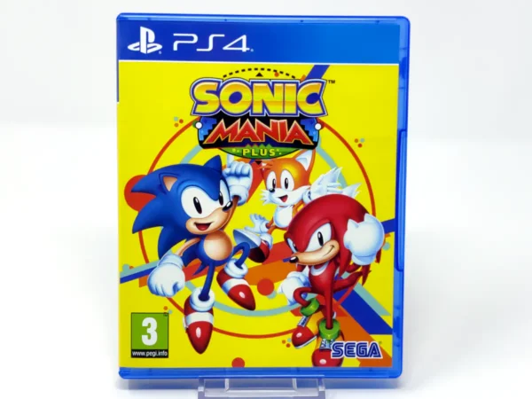 Portada de Sonic Mania Plus (ESP) para PlayStation 4, edición PAL España, de segunda mano