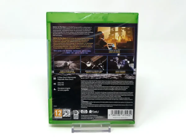 Parte trasera de Deliver Us The Moon: Deluxe Edition (ESP) (Precintado) para XBOX One / Series X/S, edición PAL España