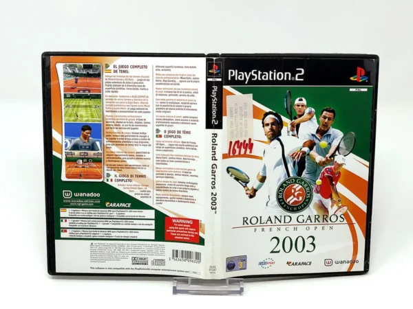 Roland Garros French Open 2003 (ESP) (Carátula) (Rebajado) para PlayStation 2, edición PAL España, de segunda mano