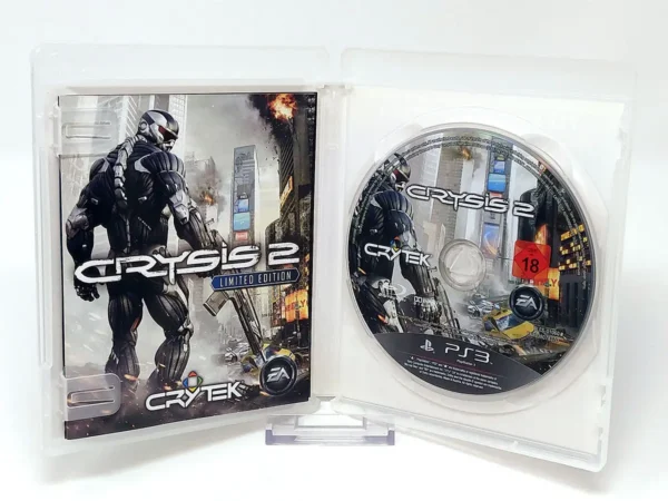 Interior del juego Crysis 2 (Limited Edition) (ESP) para PlayStation 3 con disco y manual