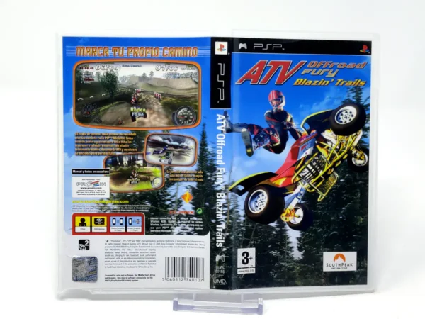 ATV Offroad Fury: Blazin' Trails (ESP) (Carátula) para PSP, edición PAL España, de segunda mano