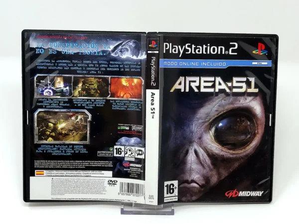 Area 51 (ESP) (Carátula) para PlayStation 2, edición PAL España, de segunda mano