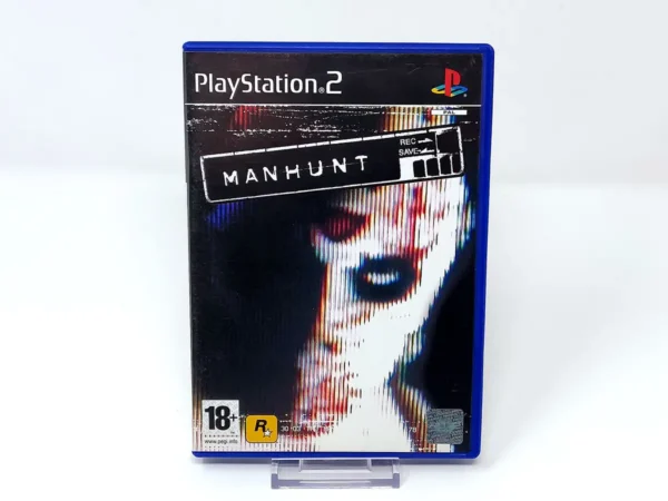 Portada de Manhunt (ESP) para PlayStation 2, edición PAL España, de segunda mano