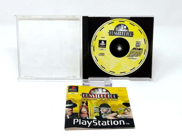 Interior del juego Constructor (ESP) para PlayStation 1 con disco y manual