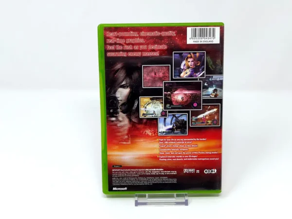 Parte trasera de Crimson Sea (UK) para XBOX, edición PAL UK
