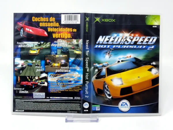 Need for Speed: Hot Pursuit 2 (ESP) (Carátula) para XBOX, edición PAL España, de segunda mano