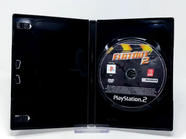 Interior del juego FlatOut 2 (ESP) (Rebajado) para PlayStation 2 con disco y manual