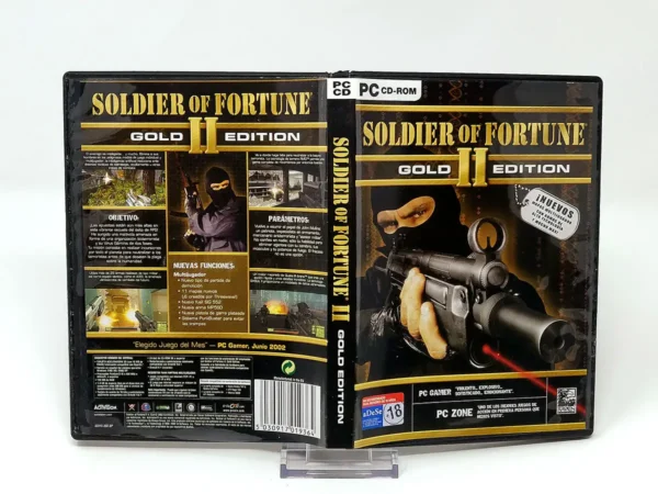 Soldier of Fortune II: Double Helix - Gold Edition (ESP) (Carátula) para PC, edición PAL España, de segunda mano