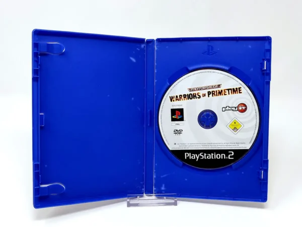 Interior del juego Motorsiege: Warriors of Primetime (UK) (Rebajado) para PlayStation 2 con disco y manual