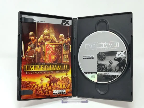Lateral de la caja de Imperivm II: La Conquista de Hispania (ESP) para PC