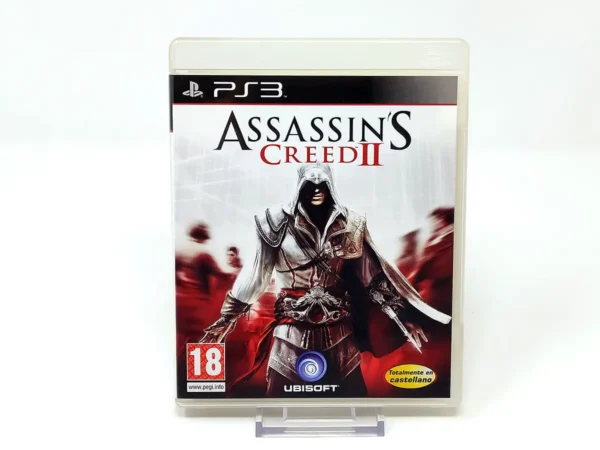 Portada de Assassin's Creed II (ESP) (v1) para PlayStation 3, edición PAL España, de segunda mano