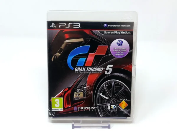 Portada de Gran Turismo 5 (ESP) para PlayStation 3, edición PAL España, de segunda mano