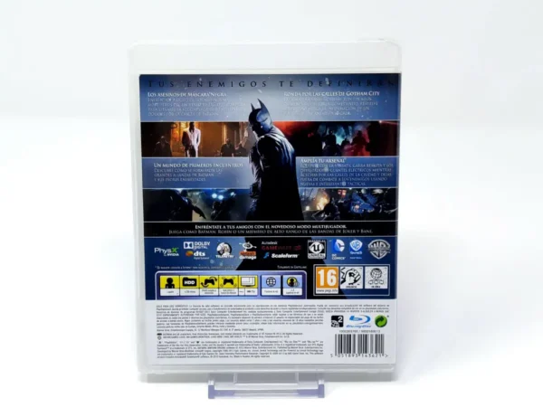 Parte trasera de Batman: Arkham Origins (ESP) (Rebajado) para PlayStation 3, edición PAL España