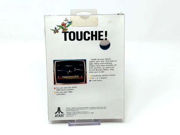 Parte trasera de Joust (Precintado) para Atari, edición PAL