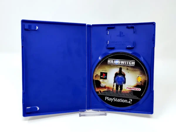 Interior del juego kill.switch (FRA) (Rebajado) para PlayStation 2 con disco y manual