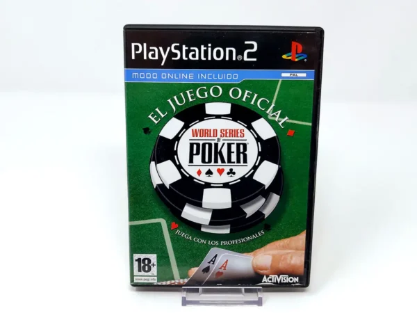 Portada de World Series of Poker (ESP) para PlayStation 2, edición PAL España, de segunda mano