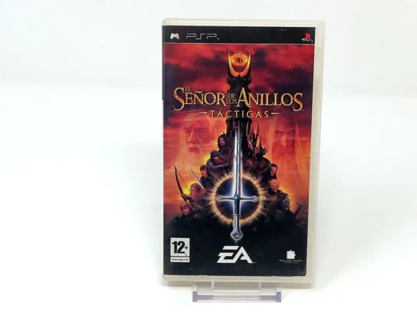 Portada de El Señor de los Anillos: Tácticas (ESP) (Rebajado) para PSP, edición PAL España, de segunda mano
