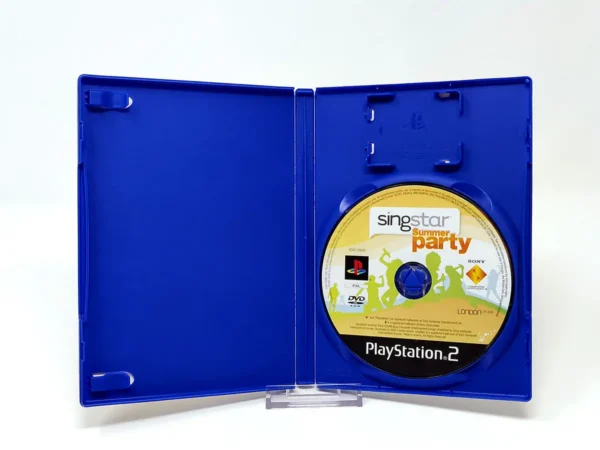 Interior del juego SingStar Summer Party (ESP) (Rebajado) para PlayStation 2 con disco y manual