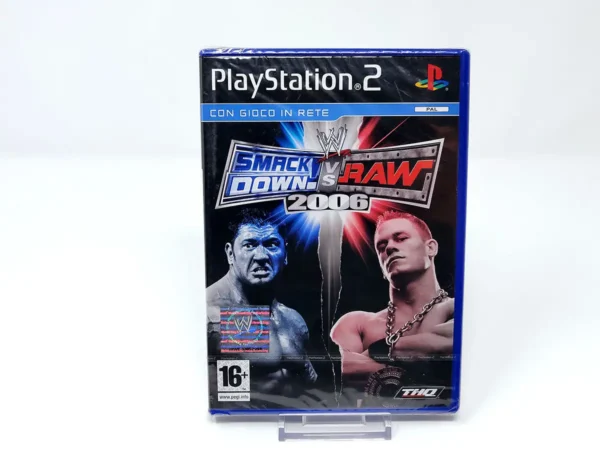 Portada de WWE SmackDown! vs. Raw 2006 (ITA) (Precintado) para PlayStation 2, edición PAL Italia, de segunda mano
