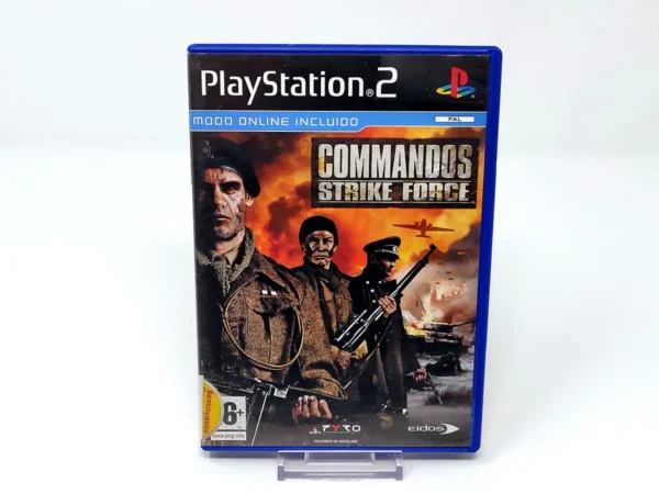 Portada de Commandos: Strike Force (ESP) (Rebajado) para PlayStation 2, edición PAL España, de segunda mano