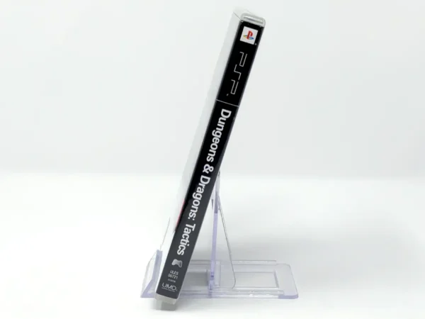 Lateral de la caja de Dungeons & Dragons: Tactics (ESP) para PSP