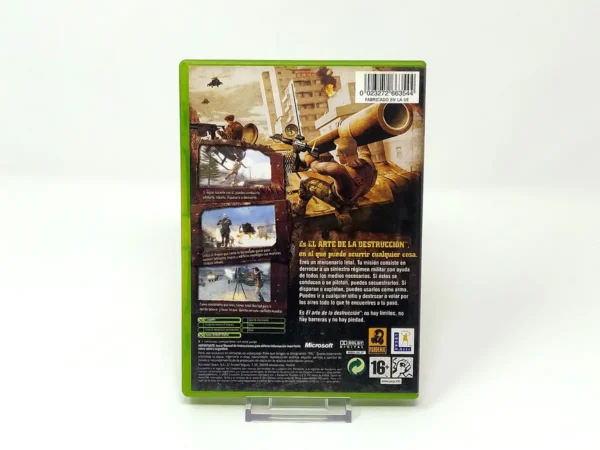 Parte trasera de Mercenarios: El Arte de la Destrucción (ESP) (Rebajado) para XBOX, edición PAL España