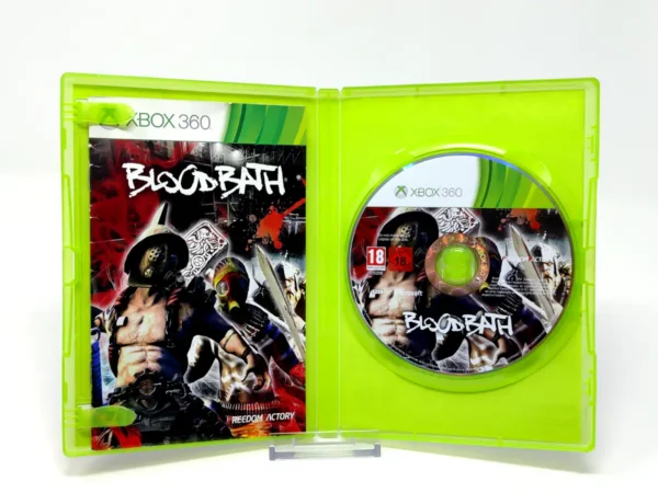 Interior del juego Bloodbath (ESP) para XBOX 360 con disco y manual