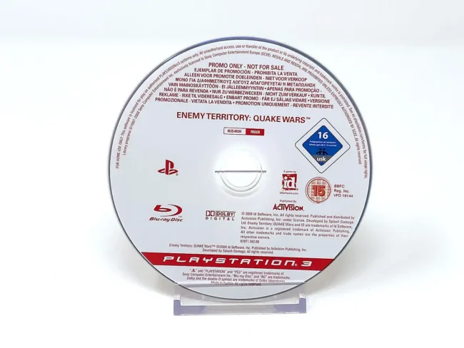 Enemy Territory: Quake Wars (ESP) (Disco) (Promo)