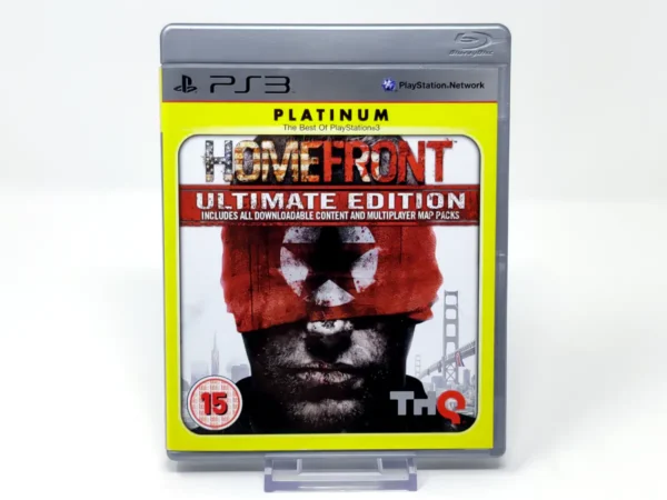 Portada de Homefront (Ultimate Edition) (UK) (Platinum) para PlayStation 3, edición PAL UK, de segunda mano