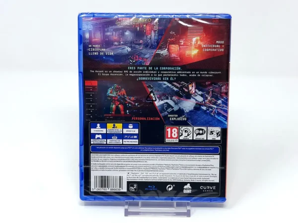 Parte trasera de The Ascent (ESP) (Precintado) para PlayStation 4, edición PAL España