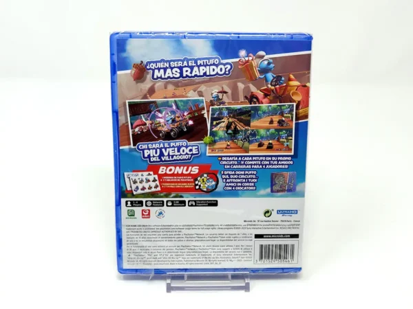 Parte trasera de Pitufos Kart (ESP) (Precintado) para PlayStation 5, edición PAL España
