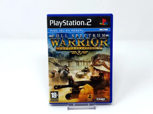 Portada de Full Spectrum Warrior: Ten Hammers (FRA) para PlayStation 2, edición PAL Francia, de segunda mano