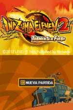 Screenshot de Inazuma Eleven 2: Tormenta de Fuego (ESP)