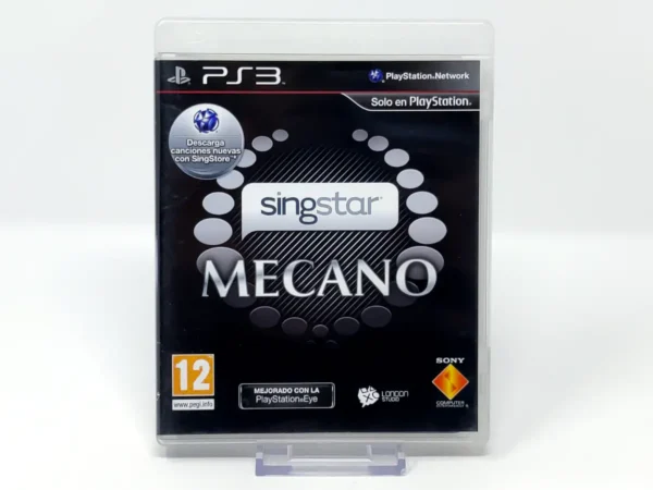 Portada de SingStar Mecano (ESP) para PlayStation 3, edición PAL España, de segunda mano