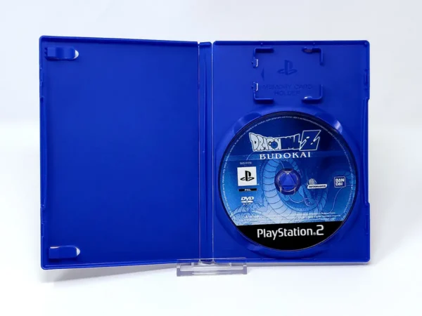 Interior del juego Dragon Ball Z: Budokai (FRA) (Rebajado) para PlayStation 2 con disco y manual