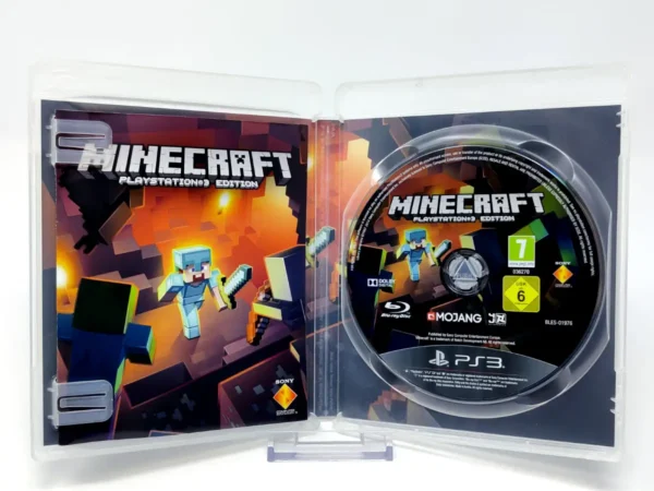 Lateral de la caja de Minecraft: PlayStation 3 Edition (ESP) para PlayStation 3