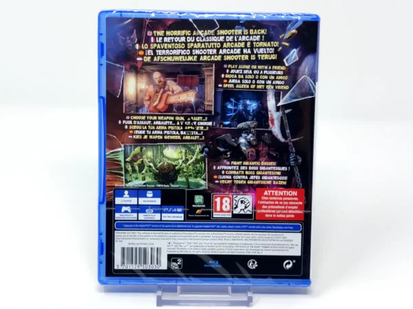 Parte trasera de The House of the Dead: Remake (ESP) (Precintado) para PlayStation 4, edición PAL España