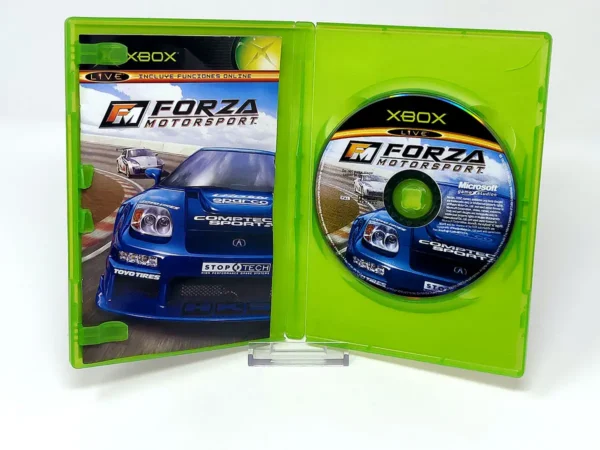 Interior del juego Forza Motorsport (ESP) para XBOX con disco y manual