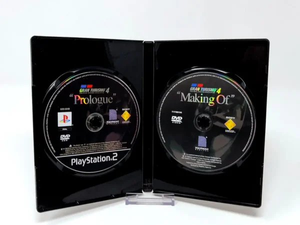 Interior del juego Gran Turismo 4: Prologue (FRA) (Rebajado) para PlayStation 2 con disco y manual