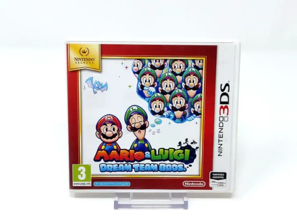 Portada de Mario & Luigi: Dream Team Bros. (ESP) para Nintendo 3DS, edición PAL España, de segunda mano